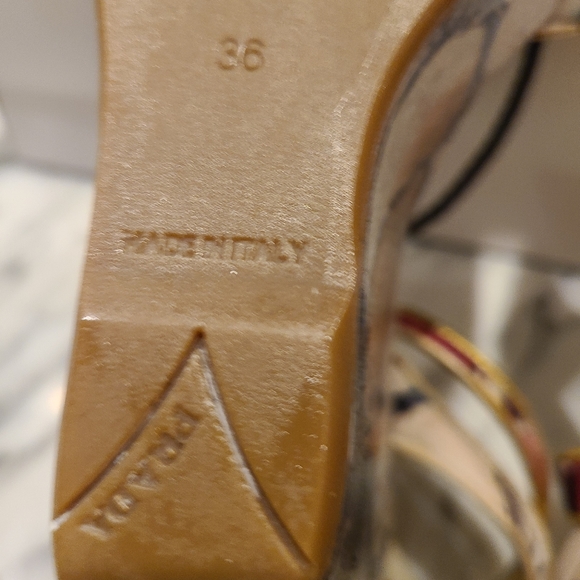 Prada Cervo Lux Print Wedge Sandals - Fairy Runway - Picture 13 of 13